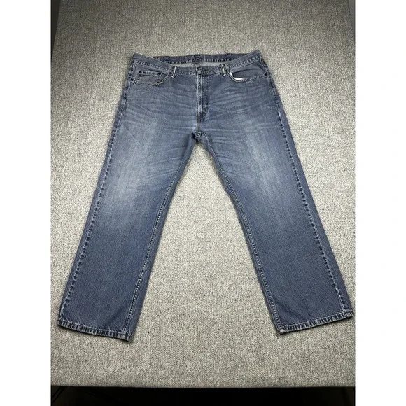 Levis 559 Jeans Mens 40x30 Relaxed Straight American Workwear Denim Wash - Picture 2 of 12